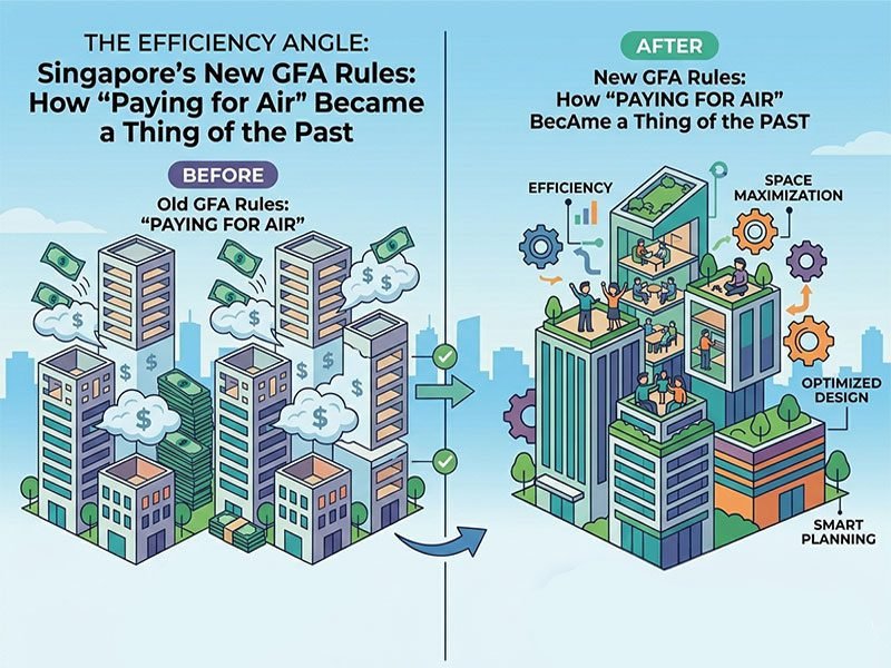 The Efficiency Angle: Singapore’s New GFA Rules: How “Paying for Air” Became a Thing of the Past